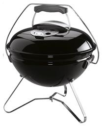 Smokey Joe Premium Ανοξείδωτη Φορητή Ψησταριά Κάρβουνου με Καπάκι Μαύρη 37εκ. Weber