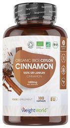 Cinnamon 1000mg 180 κάψουλες WeightWorld