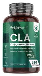 CLA 3000mg 180 μαλακές κάψουλες WeightWorld