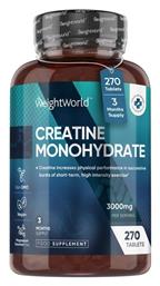 Monohydrate 3000mg 270 ταμπλέτες WeightWorld