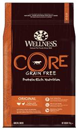 Core Adult Original Medium 10kg Ξηρά Τροφή χωρίς Σιτηρά για Ενήλικους Σκύλους Μεσαίων Φυλών με Κοτόπουλο και Γαλοπούλα Wellness
