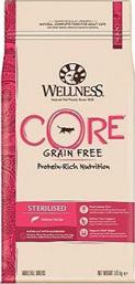 Wellness Core Gain Free Adult Sterilized Σολομός 10kg από το Petshop4u
