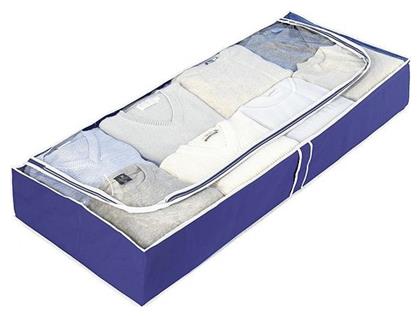 Air Υφασμάτινη Θήκη Αποθήκευσης Ρούχων Αεροστεγής σε Μπλε Χρώμα 45x105x15cm Wenko