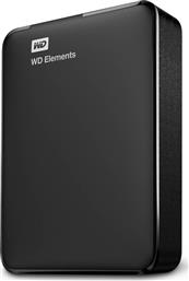 Western Digital Elements Portable USB 3.0 Εξωτερικός HDD 1TB 2.5'' Μαύρο από το Media Markt