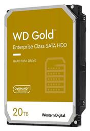 Gold 20TB 3.5'' 7200rpm WD202KRYZ Western Digital