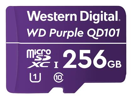 Purple microSDXC 256GB Class 10 U1 UHS-I Western Digital