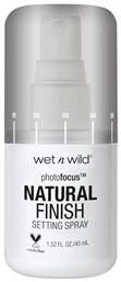 Photo Focus Natural Finish Setting Spray 45ml Wet n Wild