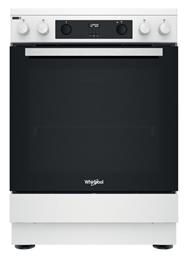 Ελεύθερη με Κεραμικές Εστίες Λευκή WS68V8CCWT/E Whirlpool