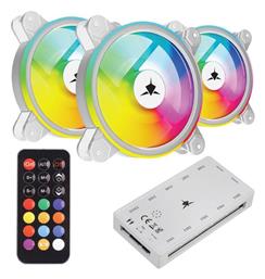 Nebula 2 Case Fan 120mm 3τμχ Λευκό White Shark