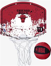 Wilson Παιδική Μπασκέτα Εσωτερικού χώρου Πόρτας με Μπάλα NBA Chicago Bulls