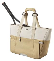 Lifestyle Tote Τσάντα Ώμου / Χειρός Τένις 2 Ρακετών Λευκή Wilson
