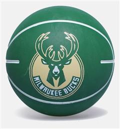 NBA Dribbler Milwaukee Bucks Παιδική Μπάλα Μπάσκετ Πράσινη Wilson