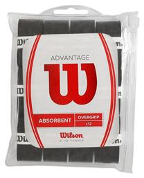 Overgrip Μαύρο 12τμχ Wilson