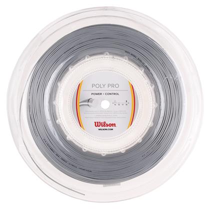 Poly Pro Χορδή Τένις Ασημί 200m, Φ1,3mm Wilson