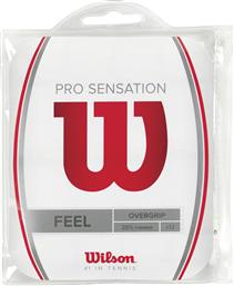 Wilson Pro Sensation Overgrip Λευκό 12τμχ
