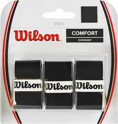 Wilson Pro Overgrip Sensation Σετ 3 Τεμαχίων WRZ4014BK Black