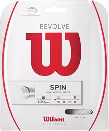 Wilson Revolve Χορδή Τένις Λευκή 12.2m, Φ1.30mm