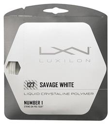 Savage Χορδή Τένις Λευκή 12.2m, Φ1.27mm Wilson