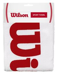 Sports Πετσέτα Γυμναστηρίου Βαμβακερή Λευκή 120x60cm Wilson