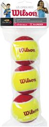 Wilson Starter Red Μπαλάκια Τένις Παιδικά 3τμχ