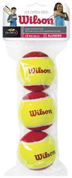 Starter Red Μπαλάκια Τένις Παιδικά 3τμχ Wilson