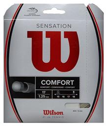 String Sensation Χορδή Τένις Μπεζ 17m, Φ1.25mm Wilson