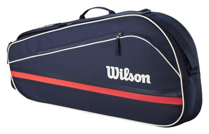 Team Θήκη Τένις 3 Ρακετών Μπλε Wilson