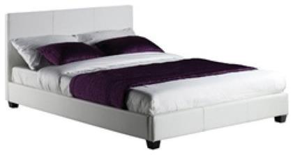 Wilton Υπέρδιπλο για Στρώμα 160x200cm Λευκό - Woodwell
