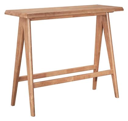 Winslow Τραπέζι Μπαρ από Μασίφ Ξύλο Καρυδί 120x45x100εκ. Pakketo