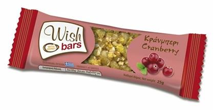 Μπάρα Ενέργειας με Cranberry Χωρίς Προσθήκη Ζάχαρης 25gr Wish