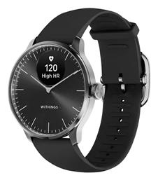 ScanWatch Light Stainless Steel 37mm Αδιάβροχο με Παλμογράφο (Black) Withings