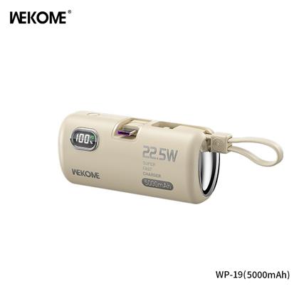 WP-19 5000mAh 22.5W Μπεζ WK