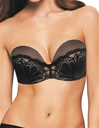 Wonderbra Refined Glamour WW031U Μαύρο Σουτιέν για Βαθύ Ντεκολτέ Push Up από το Modivo