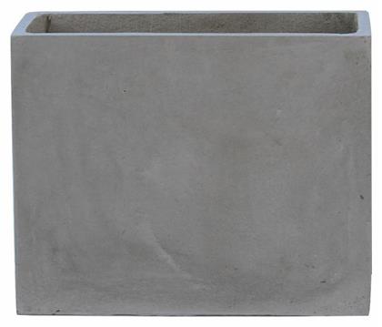 Flower Pot-2 Γλάστρα Cement Grey 50x20x40cm Woodwell