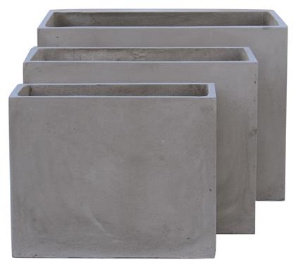 Flower Pot-2 Set 3 Κασπώ Γκρι Σετ 3τμχ Woodwell