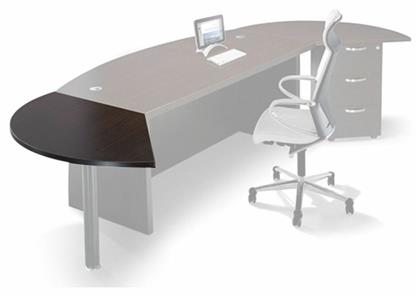 Προέκταση Τραπεζιού Executive QX1800 Wenge ΕΟ984 Woodwell