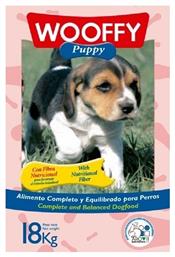 Puppy 18kg Ξηρά Τροφή για Κουτάβια με Κρέας Wooffy