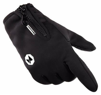 Universal Sport Waterproof Winter Μαύρα Ανδρικά Γάντια Αφής Wozinsky