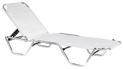 Ξαπλώστρα Αλουμινίου Creta 197x60x30εκ. Woodwell