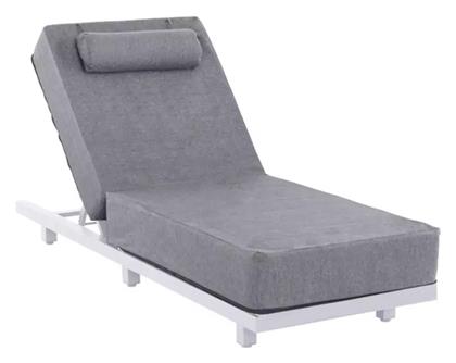 Ξαπλώστρα Αλουμινίου Jessie με Μαξιλάρι 200x71x35.5εκ. HomeMarkt