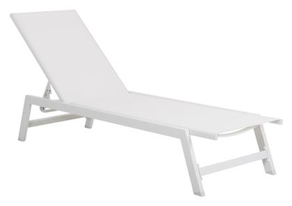 Ξαπλώστρα Αλουμινίου Rabia με Μαξιλάρι 191.5x60x89.5εκ. HomeMarkt