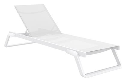 Ξαπλώστρα Αλουμινίου Tropic Λευκή 210x72x31εκ. Siesta Exclusive
