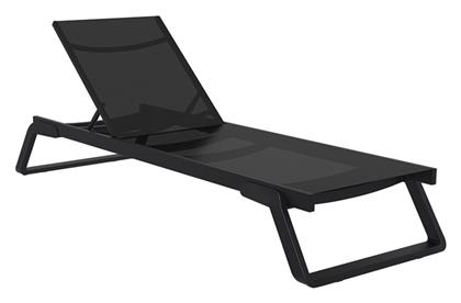 Ξαπλώστρα Αλουμινίου Tropic Μαύρη 210x72x31εκ. Siesta Exclusive