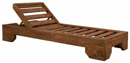 Ξαπλώστρα Ξύλινη Μακεδονια 204x77.5x29εκ. HomeMarkt