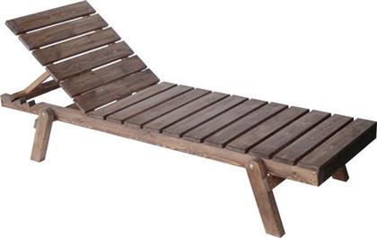 Ξαπλώστρα Ξύλινη Maris 200x72x35cm - Zita Plus