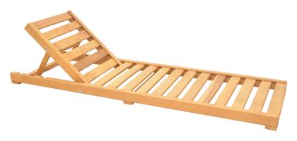 Ξαπλώστρα Ξύλινη Specta με Μαξιλάρι 60x190x50εκ. Pakketo