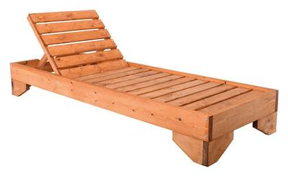 Ξαπλώστρα Ξύλινη Verano W Καρυδί 77x214x28εκ. Woodwell