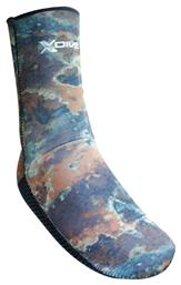 Καλτσάκια Κατάδυσης από Ξυρισμένο Neoprene Camo 3mm XDive