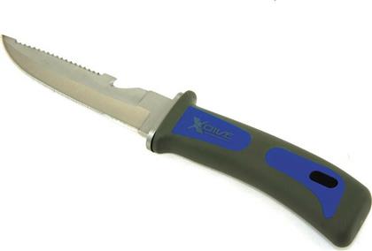 XDive Taipan Μαχαίρι Κατάδυσης με Θήκη Ποδιού και Λεπίδα 11.4cm με Λεπίδα 11.4cm