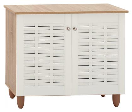 Ξύλινη Παπουτσοθήκη Cassiope με 3 Ράφια Sonama / Λευκή 77x34x67.5cm - HomeMarkt